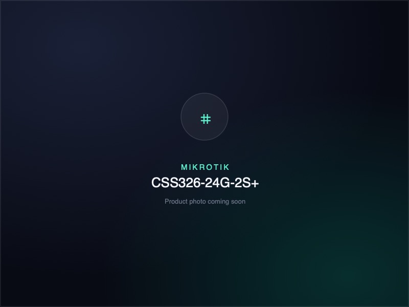 MikroTik CSS326-24G-2S+